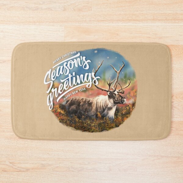 Item preview, Southern Mountain Caribou (Season Greeting Borderless) designed and sold by alandodrawing.