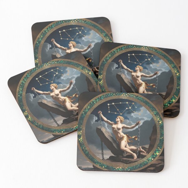 Item preview, Andromeda Chained Greek Mythology painting art designed and sold by Vintage Designs +.