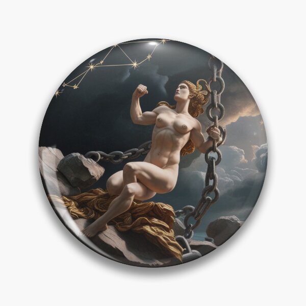 Item preview, Andromeda Chained Greek Mythology painting art designed and sold by Vintage Designs +.
