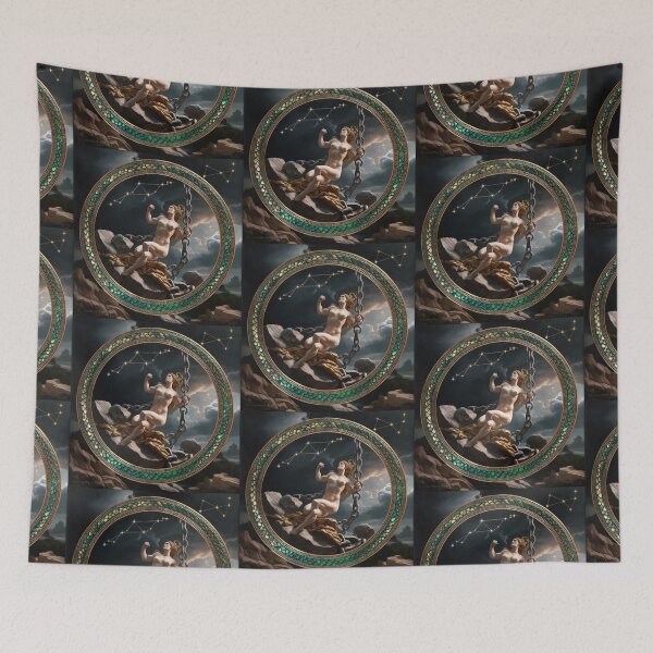 Item preview,  Andromeda Chained Greek Mythology painting art designed and sold by Vintage Designs +.