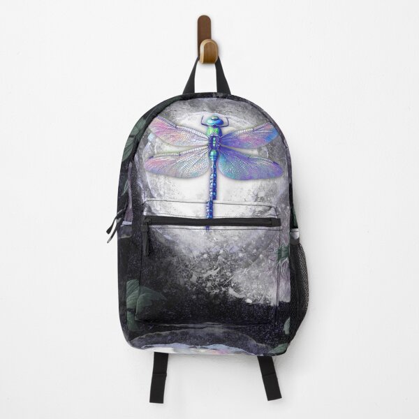 Item preview, Iridescent Dragonfly Encased in Ice Pattern Print designed and sold by CritterManiaUK.