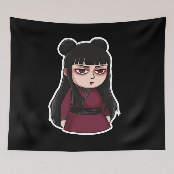Item preview, Nadja Doll Sticker | Whimsical Doll Illustration | Cute Collectible Art | Adorable Sticker Design designed and sold by StickerHavenn.