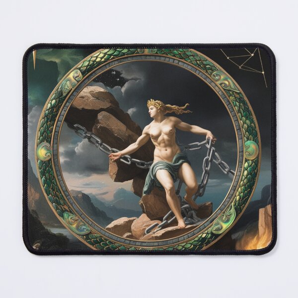Item preview, Andromeda Chained Greek Mythology painting art designed and sold by Vintage Designs +.