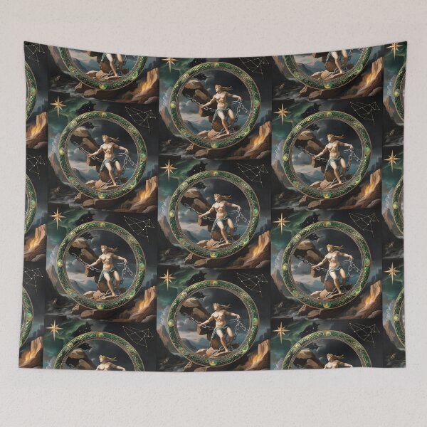 Item preview, Andromeda Chained Greek Mythology painting art designed and sold by Vintage Designs +.
