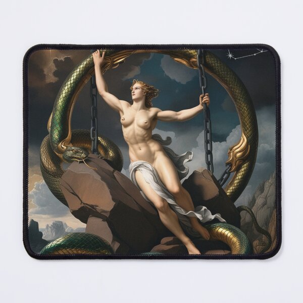 Item preview, Andromeda Chained Greek Mythology painting art designed and sold by Vintage Designs +.