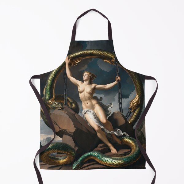 Item preview, Andromeda Chained Greek Mythology painting art designed and sold by Vintage Designs +.