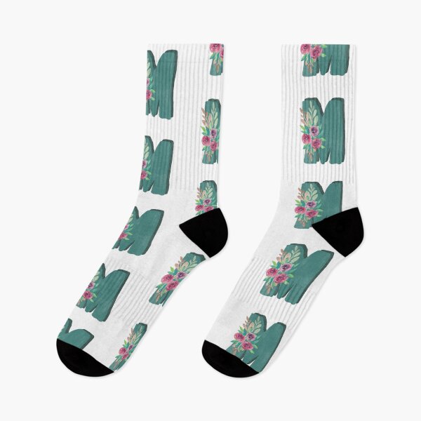 Item preview, Floral Monogram M Design designed and sold by Abbybub.