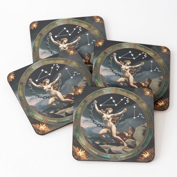 Item preview, Andromeda Chained Greek Mythology painting art designed and sold by Vintage Designs +.