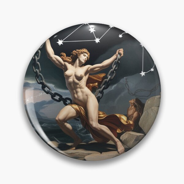 Item preview, Andromeda Chained Greek Mythology painting art designed and sold by Vintage Designs +.