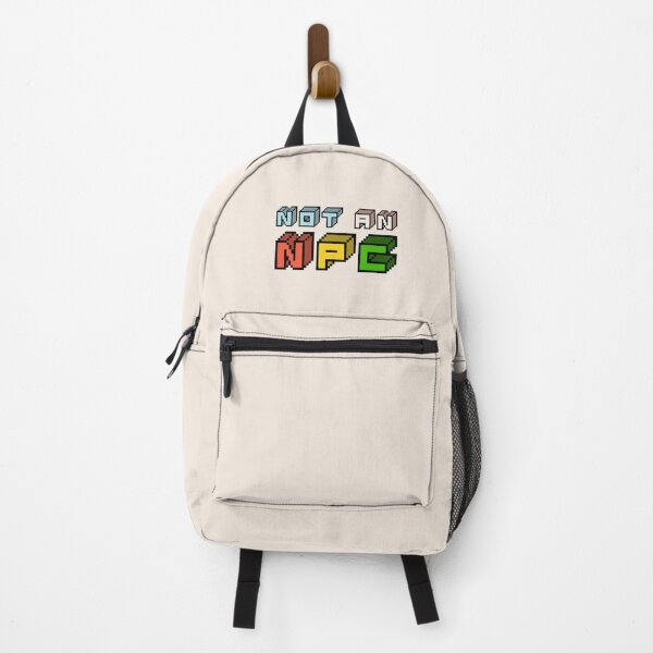 Item preview, 'Not An NPC' Retro Pixel-Art Typography designed and sold by trepiu.