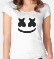 Marshmello logo Women's Fitted Scoop T-Shirt