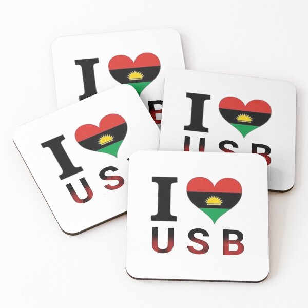 Item preview, "BIAFRA ". I heart U S B : united State of Biafra  designed and sold by Obinne.
