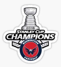 Caps Stanley Cup Champs Sticker