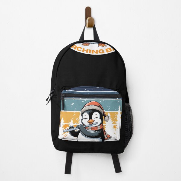 Item preview,  Marching Band,  Penguine Plays the flute, musician , Santa's favorite music teacher,music lover, trombone player designed and sold by KolorellaS.