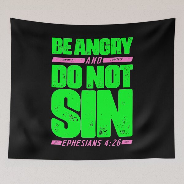 Item preview, Ephesians 4:26 Be Angry and Do Not Sin designed and sold by plushism.