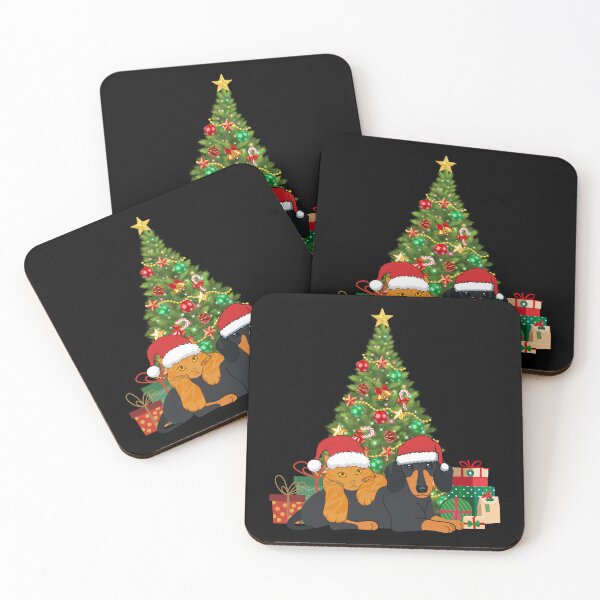 Item preview, Dog and Cat Under the Christmas Tree. designed and sold by JAGA-ALIME.