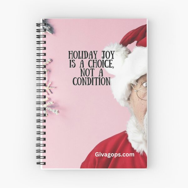 Item preview, "Holiday joy is a choice, not a condition." designed and sold by CUTESTUFFnow.
