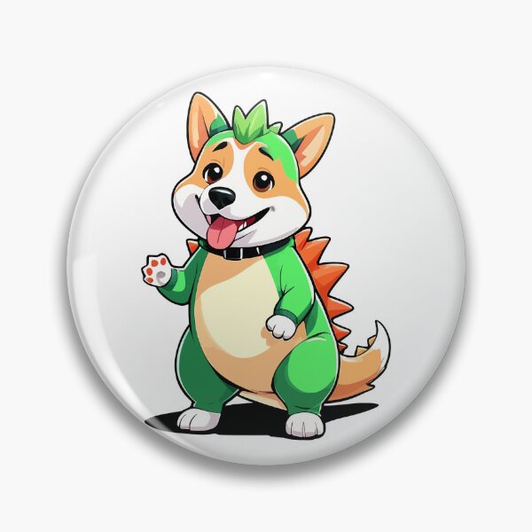 Item preview, Cute Corgi Dinosaur designed and sold by DogGarden.