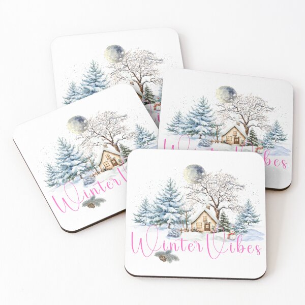 Item preview, Winter Vibes Snowy Landscape designed and sold by MadCatPrints.