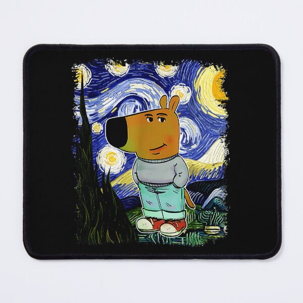 Item preview, A Chill Guy Meme Chill Guy Christmas Starry Night Van Gogh  designed and sold by DesignSTKRSA.
