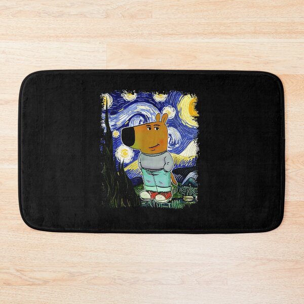 Item preview, A Chill Guy Meme Chill Guy Christmas Starry Night Van Gogh  designed and sold by DesignSTKRSA.