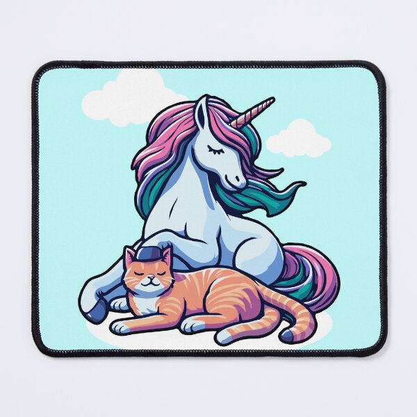 Item preview, Unicorn Stroking A Cat designed and sold by McThingummy.