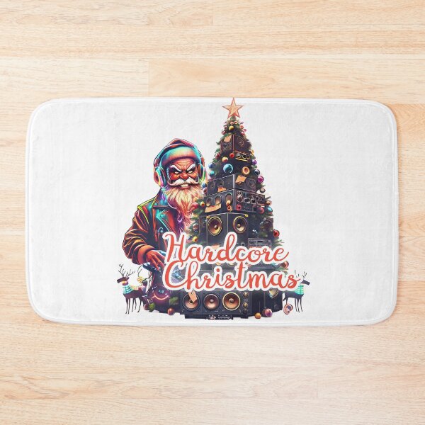 Item preview, Hardcore Christmas - Rave Santa with Speaker Tree designed and sold by Designorigin.