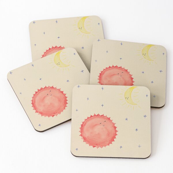 Item preview, Cartoon Sun and Moon designed and sold by Madzzzzzzzzzzz.