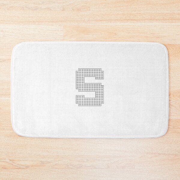 Item preview, Uppercase S - Silver Pixel Block Character designed and sold by PixelGlyphs.