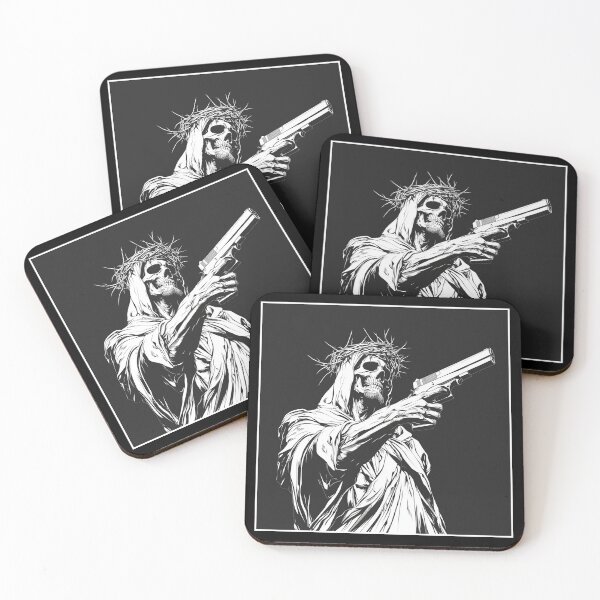 Item preview, Jesus with Gun designed and sold by JacobSpace.