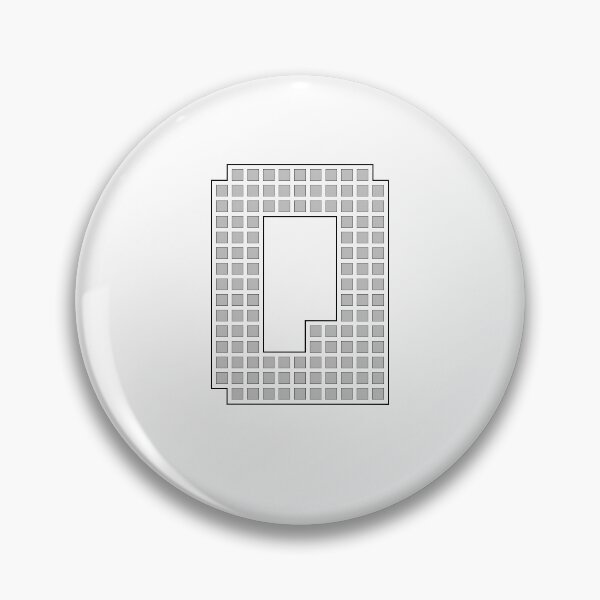 Item preview, Uppercase Q - Silver Pixel Block Character designed and sold by PixelGlyphs.