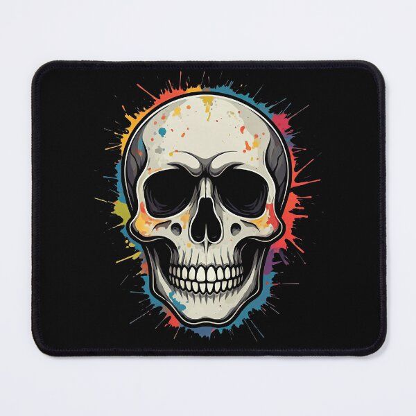 Item preview, Splatter skull designed and sold by skidds.