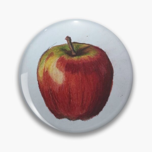 Item preview, colored pencil apple  designed and sold by ryleelovescake1.