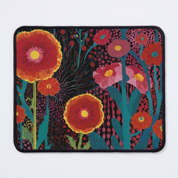 Item preview, Hollyhock flowers - Minimalist Abstract Art designed and sold by NatashaSokolova.