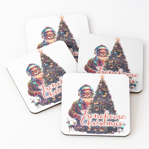 Item preview, Frenchcore Christmas - Rave Santa with Speaker Tree designed and sold by Designorigin.