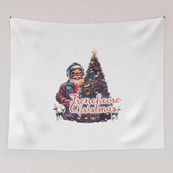 Item preview, Frenchcore Christmas - Rave Santa with Speaker Tree designed and sold by Designorigin.