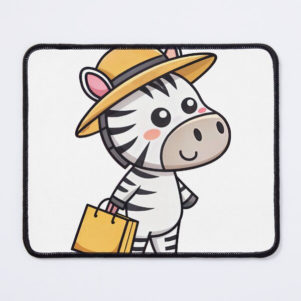 Item preview, T-Shirt Design Trending: SHOPPING ZEBRA designed and sold by ForeverPrintsOK.