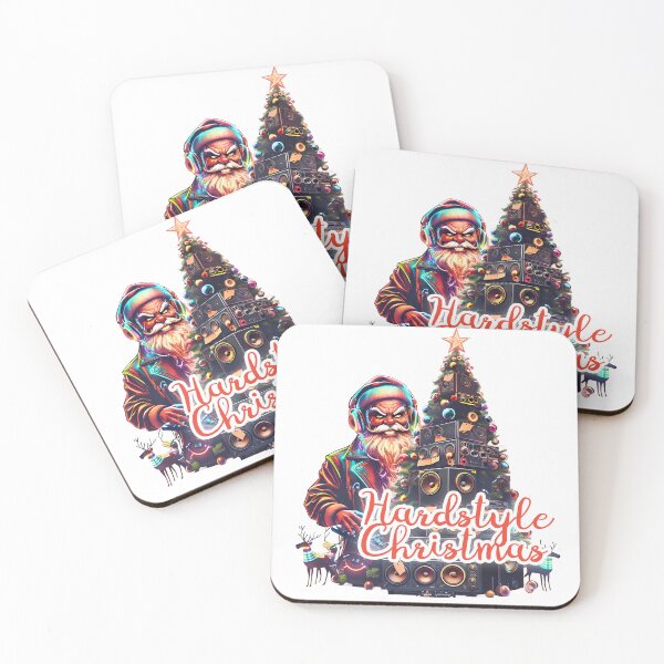 Item preview, Hardstyle Christmas - Rave Santa with Speaker Tree designed and sold by Designorigin.