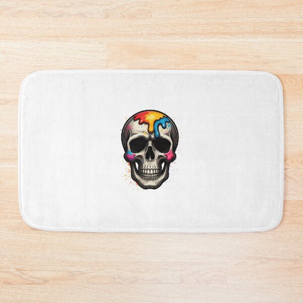 Item preview, painted skull designed and sold by skidds.