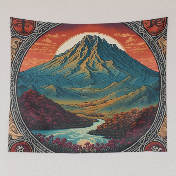 Item preview, Stamping History: Mount Fuji's Vintage Portraits designed and sold by Vintagestamps.