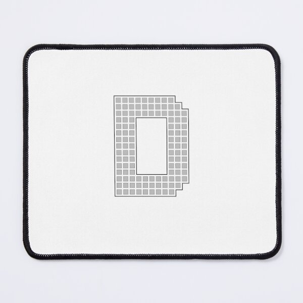 Item preview, Uppercase D - Silver Pixel Block Character designed and sold by PixelGlyphs.