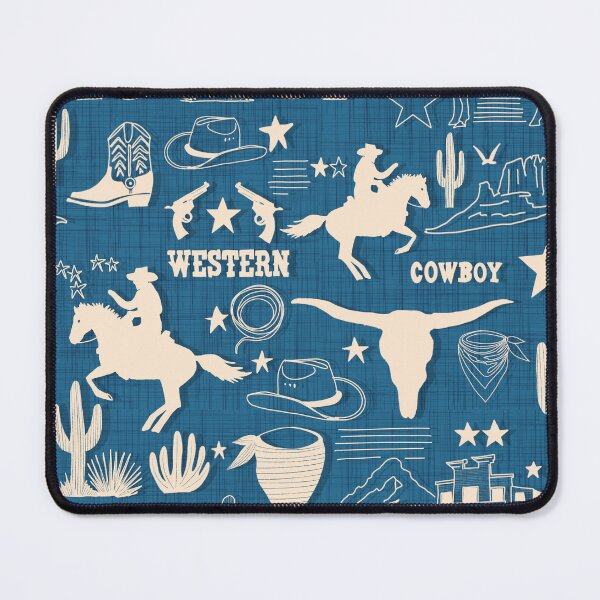 Item preview, Wild West Adventure - Rustic Cowboy Western - Blue designed and sold by susycosta.