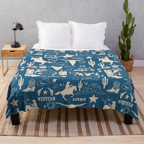 Item preview, Wild West Adventure - Rustic Cowboy Western - Blue designed and sold by susycosta.