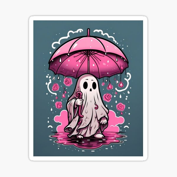 Ghost In The Rain Cartes De V%c5%93ux Merch & Gifts for Sale
