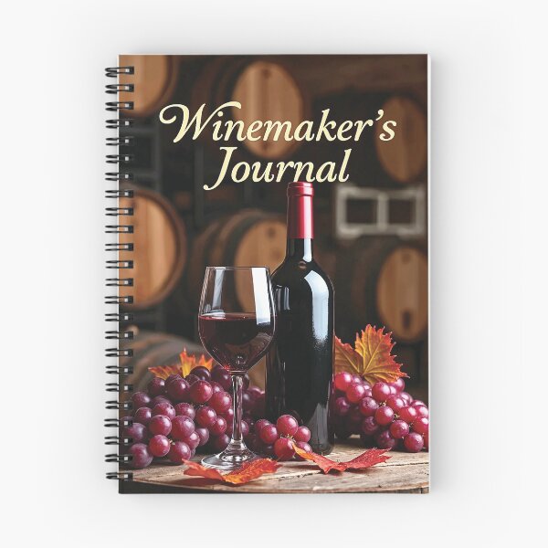 Item preview, Winemaker's Journal | Keepsake Recipe designed and sold by GenVisualist.