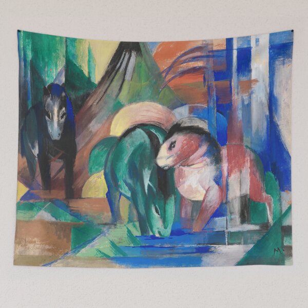 Item preview, Drei Pferde am Waldwasser designed and sold by Craphe.