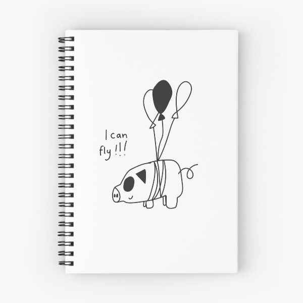 Item preview, Pete the Amazing Flying Pig designed and sold by SebbieSketch.