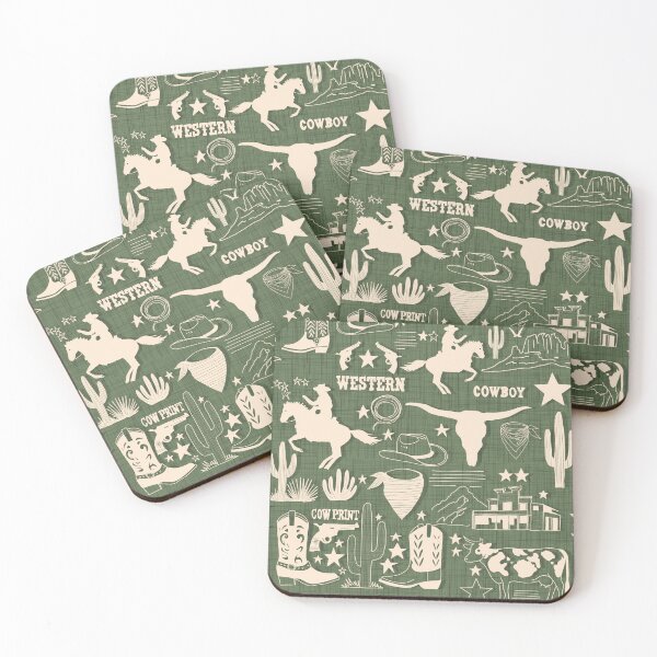 Item preview, Wild West Adventure - Rustic Cowboy Western - Green designed and sold by susycosta.