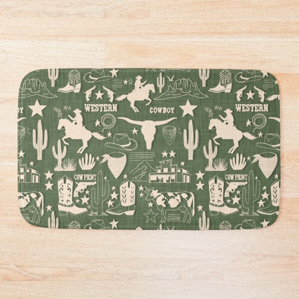 Item preview, Wild West Adventure - Rustic Cowboy Western - Green designed and sold by susycosta.