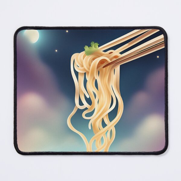 Item preview, A nightly snack: bowl of noodles with broccoli designed and sold by Purr95.